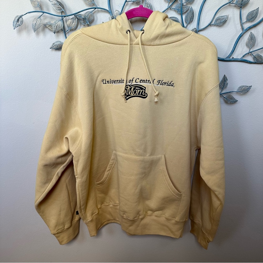 Jansport University of Central Florida UCF Mom gold hooded sweatshirt Sz M